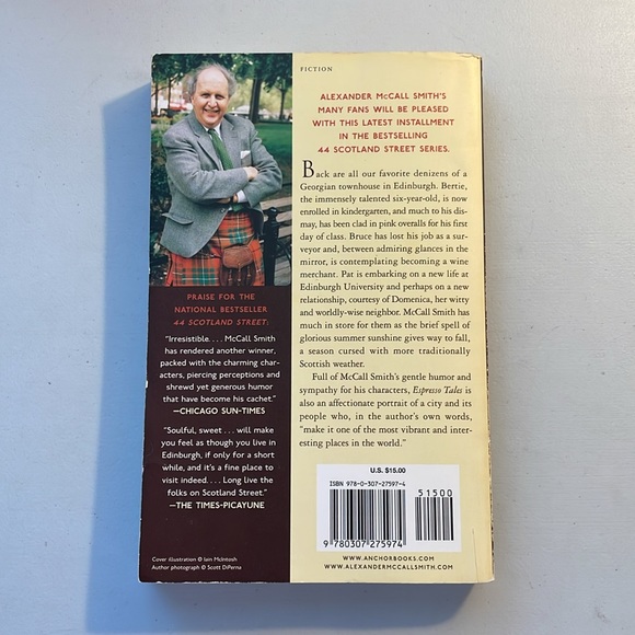 🌈2/$8  Expresso Tales #2 in the 44 Scotland Street Series - Picture 2 of 12